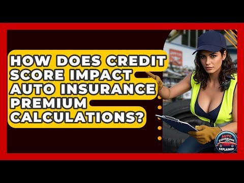 How Does Credit Score Impact Auto Insurance Premium Calculations? - Auto Coverage Explained