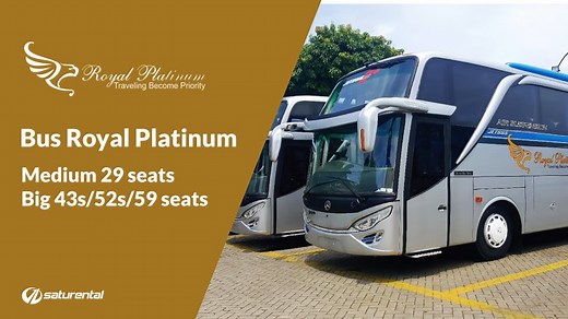 Info Lengkap Foto dan Harga Sewa Bus Pariwisata Royal Platinum