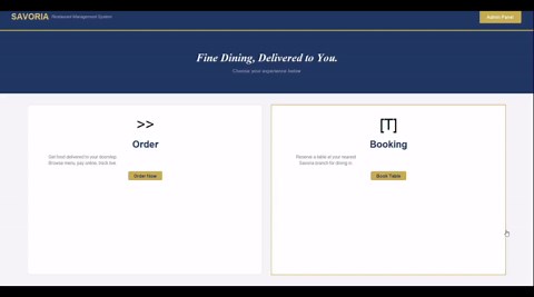 Proud to share our project: SAVORIA – Restaurant Management System We developed a Java-based desktop application to streamline restaurant operations by combining food ordering, table booking, order… | Kushagra Gaur