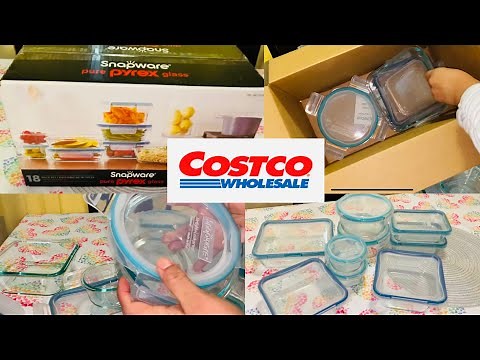 Snapware Pyrex 18-piece Glass Food Storage Set🔴COSTCO OPEN BOX REVIEW 2022