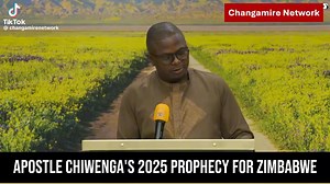 Apostle tf chiwenga 2025 prophecy for Zimbabwe 🇿🇼 😑 | Chris Wemu Ziklag