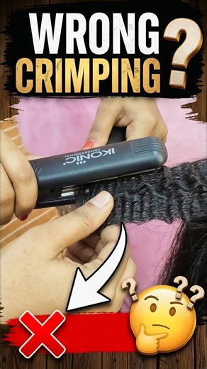Hair Crimping Kaise Kare? | How To Use Hair Crimper ✨ #hair #hairstyle #shorts#BeautyTips#YTShorts