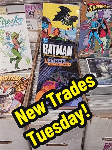 Happy New Trades Tuesday everyone! I got a lot from @DC Comics Entertainment today, so let’s start with Batman The Last Halloween. The final part of the Long Halloween Trilogy, this story see’s a new Holiday Killer who has begun hunting down some of Batman’s greatest foes. Also, Batman related is the new DC’s Finest Batman which collects some of the first Golden Age Batman stories including the 1st Batman, 1st Robin, & even the 1st Joker. On a similar not is Superman in the 70s, which collects s