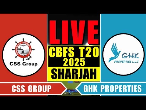 CSS GROUP vs GHK PROPERTIES LIVE | CSG vs GHK - CRICKEX INFO