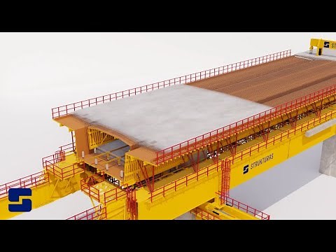 Underslung Movable Scaffolding System Box Cross Section typical cycle