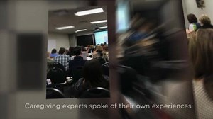 This is the first in a series of "Lunch and Learn" sessions for family caregivers, where experts share caregiving experiences and resources, lunch is provided by AARP Utah, and these working family caregivers are given small tokens of appreciation as a small thank you for their selfless work. | AARP Utah