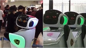 Sanbot Humanoid Robots help improve customs inspections at airports