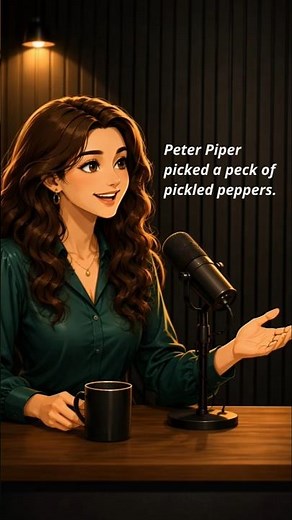 Twister Practice | Peter Piper Picked a Peck of Pickled Peppers | Improve Pronunciation