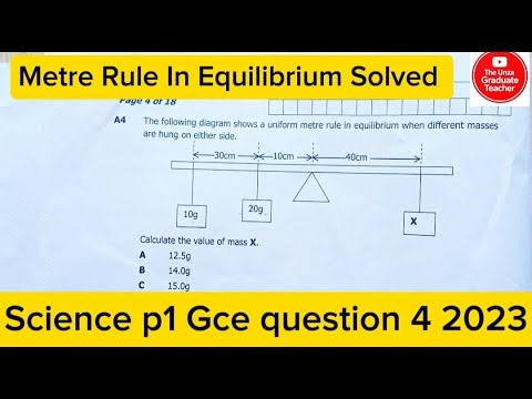 Science p1 2023 Gce question 4.