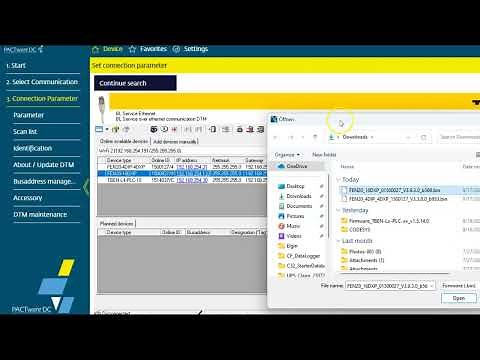 Update TURCK Firmware using PactWARE 6.1