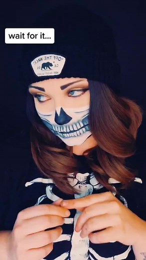 These random makeups are part of what help keep me going 💙 #clownskull #fypシ #tiktok