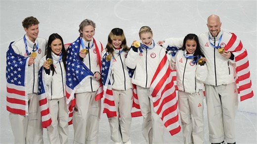 This time, the Americans didn’t have to wait to wear figure skating team gold medals - The Boston Globe