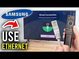How To Connect Samsung Smart TV To Router With Ethernet - Step By Step