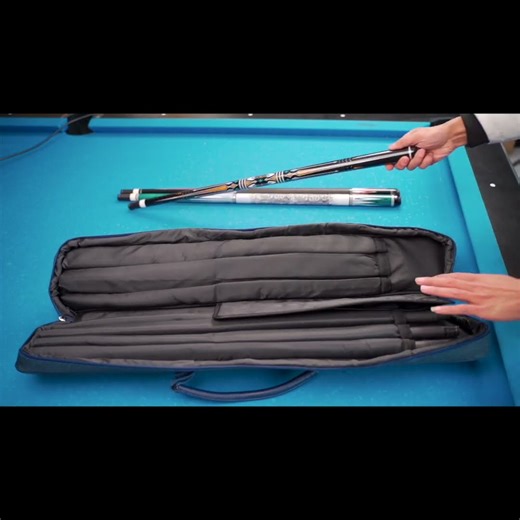 KONLLEN 7 Holes Cue Case 3 Butts 4 Shafts