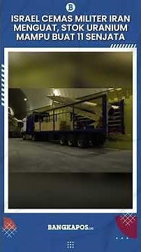 Israel is concerned about Iran's growing military defenses, with uranium stocks estimated to be s...