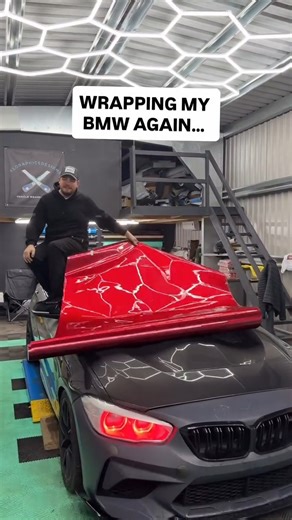 ALUKOVINYL-OFFICIAL on Instagram: "Gloss Metallic Cherry Red Car Vinyl Color code :D7016 Thanks for trust and support from car owner @seb_nagy also the professional wrapping work from @klgraphicsdesigns ------------------------ #alukovinyl #bmw #carlife #cars #carwrapping"