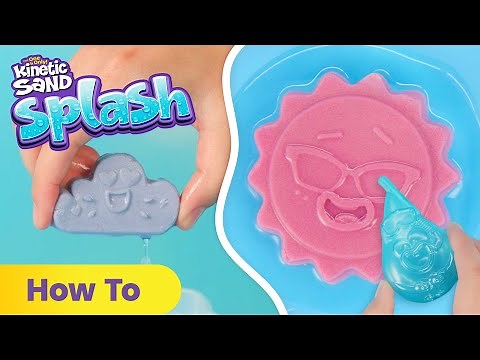 How To Play with Splash Water Play Sandbox | Kinetic Sand | Toys for Kids