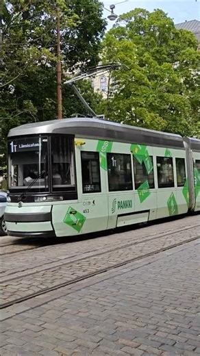 Tram with special livery #shorts #traffic #tram #helsinki