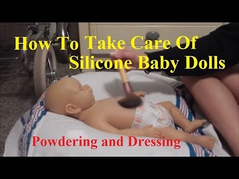 How To Take Care Of Silicone Baby Dolls - Silicone Twins Powdered/Dressed