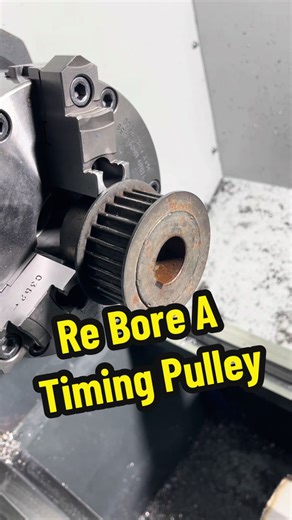 Quick one to get a client up and running 🫡🏎️🍕 #pizzaboymetalworks #machinist #fabrication #lathe #maintenance