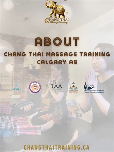 Advance your skills with authentic Thai massage training. CEU-approved courses with hands-on practice, personalized and focused Training. Learn more: Changthaitraining.ca #CEUCredits #MassageContinuingEducation #ChangThaiMassageTraining #CMMOTA #NHPC #CRMTA #ARMTA #MTAA