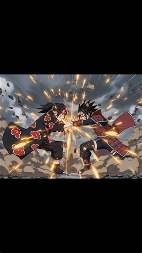 Madara vs itachi fight #anime #madara #itachi