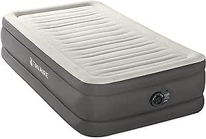 INTEX Twin Air Mattress, TruAire Luxury 18" Inflatable Bed with Built-in Pump