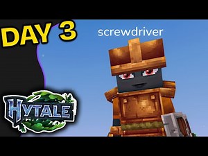 Carson and friends play HYTALE - DAY 3