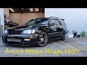 Autech Nissan Stagea 260rs KJ6 Dark Blueish Black Pearl RB26DETT Godzilla 05.1998 #852 built