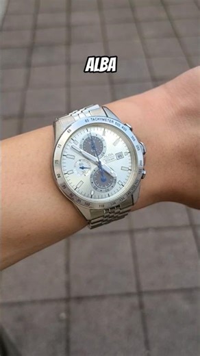 알바(ALBA) 크로노그래프 손목시계. ALBA watch with chronograph. (YM92-X172)