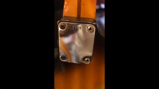 史上最早的strat之一,1954年3月,第六把