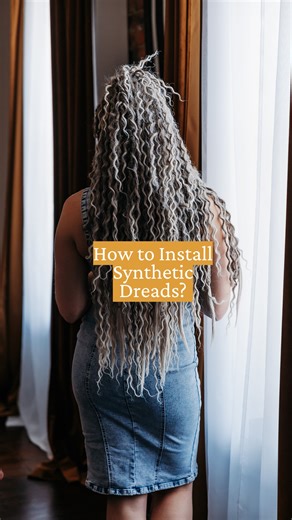 How to install synthetic dreads? #syntheticdreads #dreadinstall #wildcraftedbeauty #protectivestyles | Wildcrafted Beauty