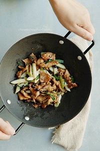 Pork and Chinese Scallion Stir Fry