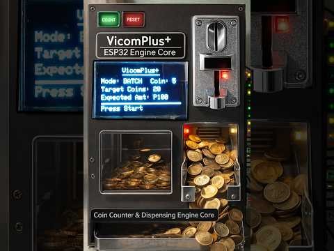 COIN COUNTER / COIN CHANGER / COIN SORTER Engine Core for DIY Coin Counter & Sorter Machines