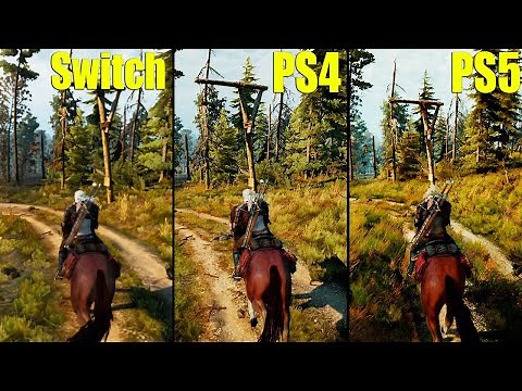 Nintendo Switch vs. PS4 vs. PS5 | The Witcher 3 Next Gen Update