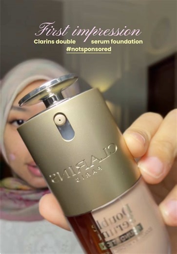 Clarins Double Serum Foundation Wear Test and Review