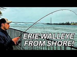 Catching Lake Erie Walleye From Shore