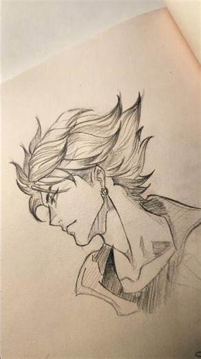 How to Draw Anime Guy✏️ #drawing #tutorial #howtodraw #head #face #art #shorts