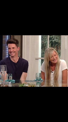 Asgoodeasgold Matthew Goode fan page | Matthew Goode on Saturday Kitchen Live - Part 9 I squealed with delight when Matthew's wife Sophie made an unexpected guest appearance in... | Instagram