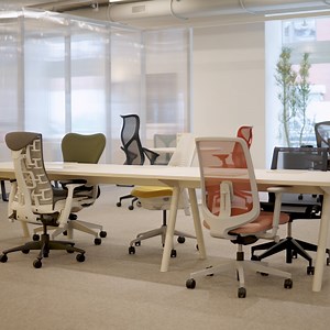 2.6K views · 22 reactions | Find your best fit in our new Seating Lab, featured at Design Days in Chicago this year. In there, you can sit—but also adjust, tilt, spin, wheel, and move—for as long as you please. So however you sit, make sure it's in the right chair for you. More details: https://hi.hmlr.co/6182SU734 | Herman Miller | Facebook