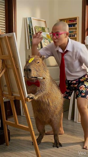 Thanh Niên Hói Đập Vỡ Tượng Thầy Hiệu Trưởng Đổ Tội Capy #capybara