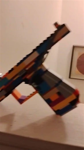 new Glock 17 and FN P90 made in Lego b bc why not