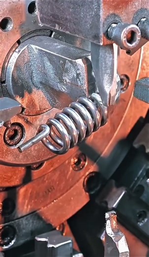How to make spring series 11-antenna spring method #springs #tools #coiling #forming ##engineering