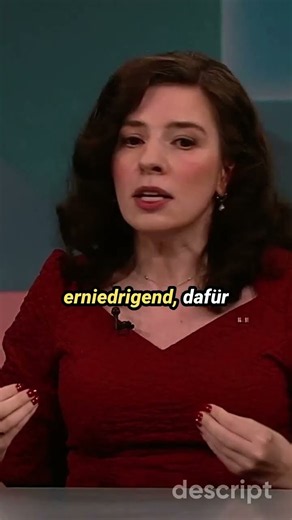 "Es ist so erniedrigend, dafür herzuhalten und benutzt zu werden!" sagt Marina Weisband!
