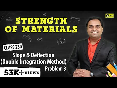 Slope and Deflection (Double Integration Method) - Problem 3 - Slope and Deflection of Beams