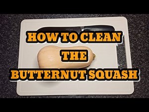 HOW TO CLEAN & CUT BUTTERNUT SQUASH. Just in 4 Minutes, Easy Way.