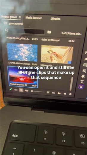 Nest vs Subsequence explained in Adobe Premiere