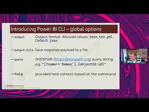 Jan Pieter Posthuma - Manage your Power BI resources with the Power BI CLI