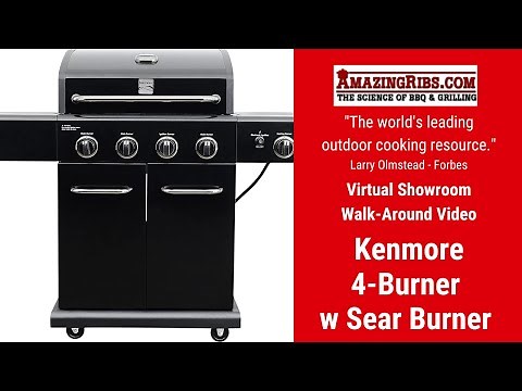 Kenmore 4-Burner with Searing Side Burner Review - Part 1 - The AmazingRibs.com Virtual Showroom