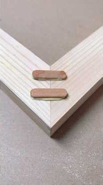 spline installation in the middle of the connection #woodworking #tips #diy #Ideas #carpentry
